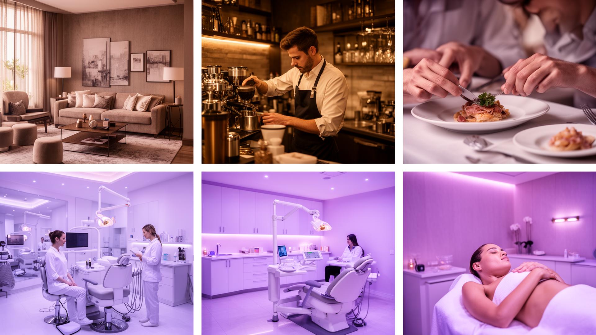 Hospitality and service businesses using Vuuver